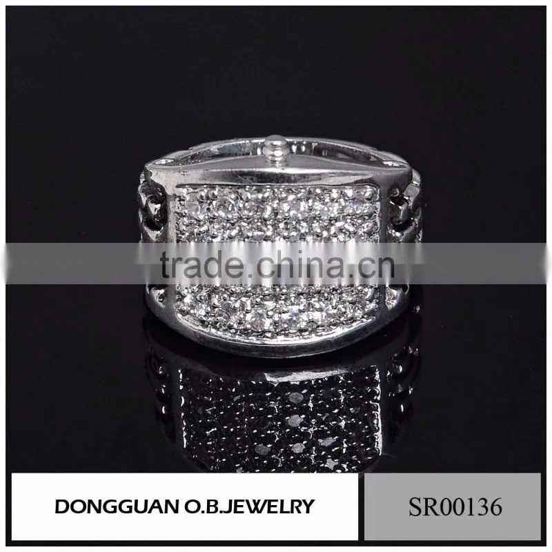 Latest Engagement Ring Wedding Ring Designs Zircon Diamond Women Jewelry Gemstone Ring Design