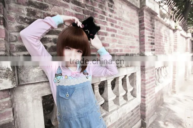 fiber synthetic beautiful and cheap fashion wigs