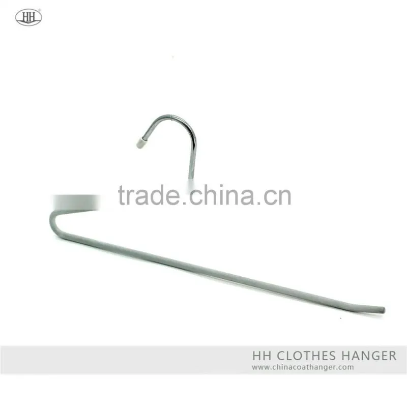 The HEAD metal clothes hanger four metal clips for pant hangers and with black rubber paint