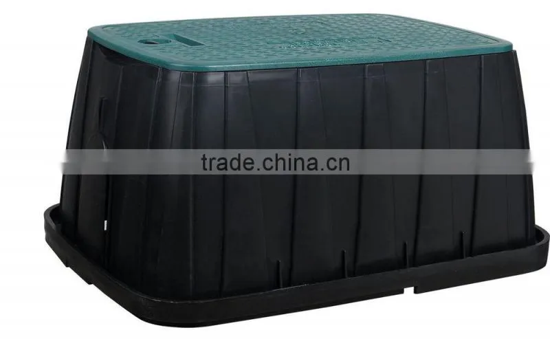 VB1220 14 Inch Green Sprinkler Valve Box With Lid