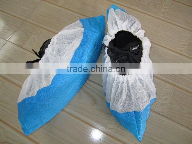 Disposable medical pp+pe shoe cover