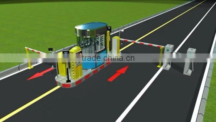 Heavy Duty Wireless Controlled Boom Barrier Vehicle Barrier for Online Ticketing System