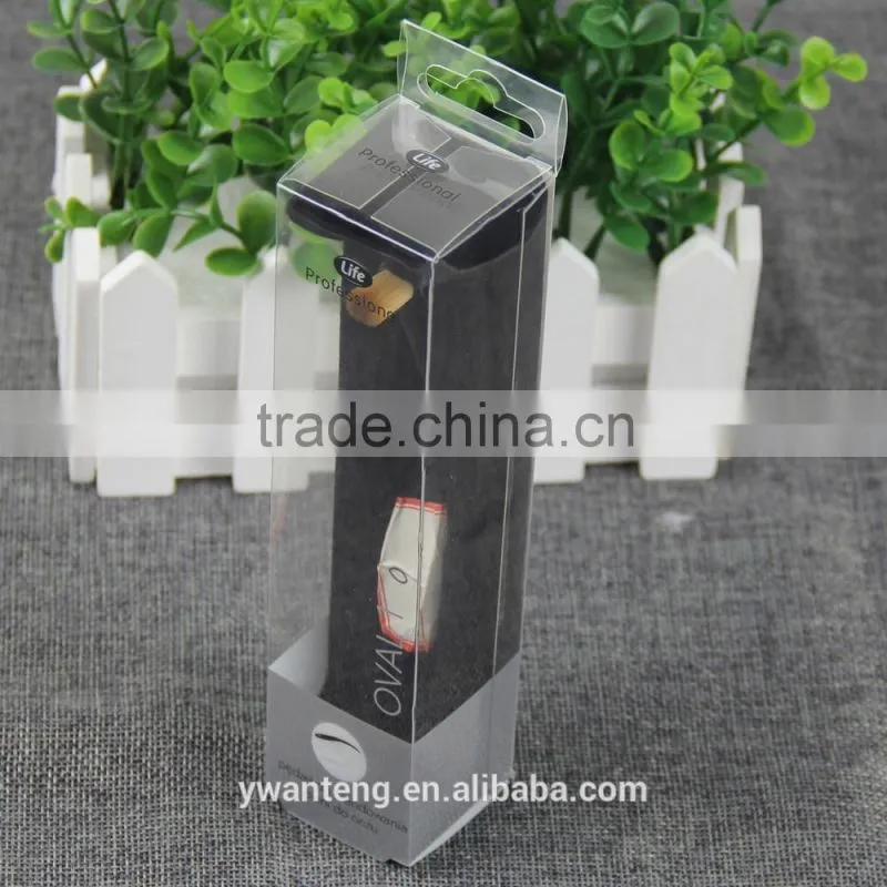Box PVC plastic square clear box for makeup brush