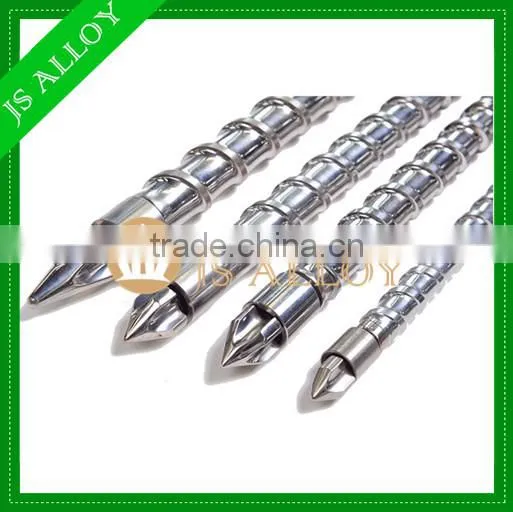 Plastic shoes injection machine single screw and cylinder for plastic machine