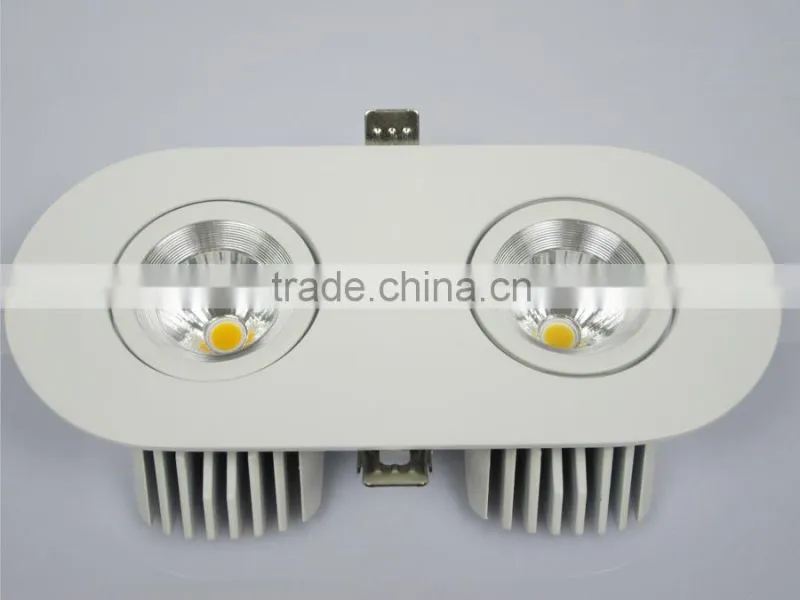 New design wholesale led trunk light 2*9w cob led downlight die-casting aluminum