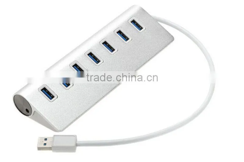 High speed aluminium casing usb-c hub,7 port Type C Change to usb 3.0 hub for Macbook