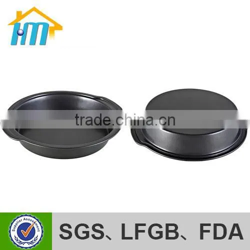 carbon steel round roasting pan