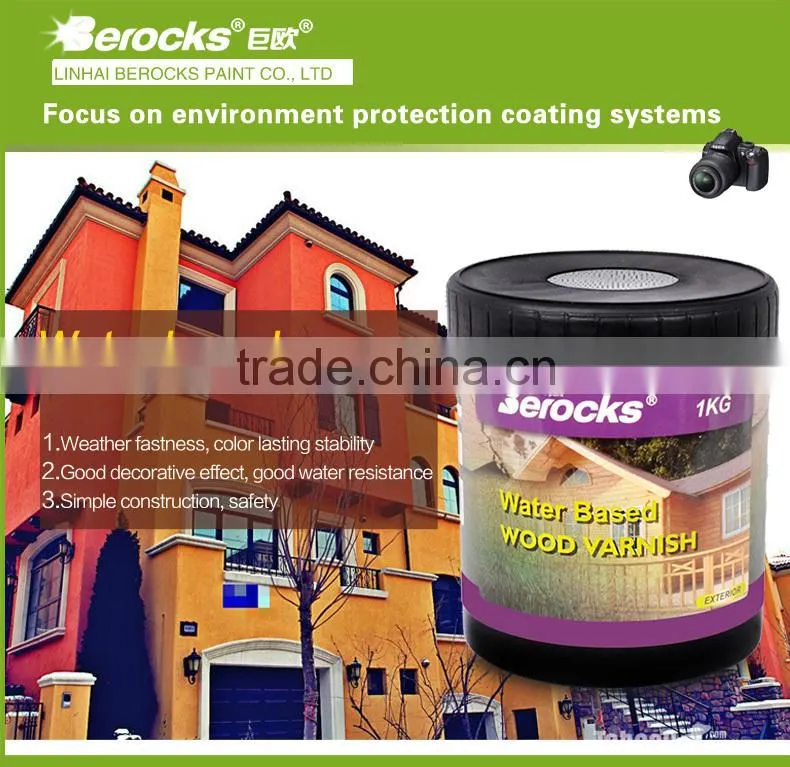 water based wood varnish non toxic made in china