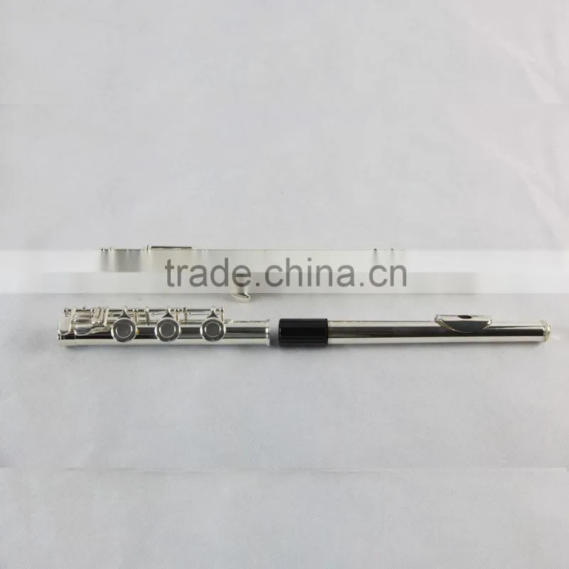 17 open holes flute silver plated