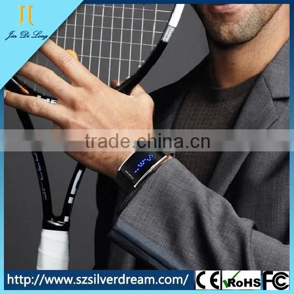 Mens Watches Stainless Steel Back Water Resistant led Watch