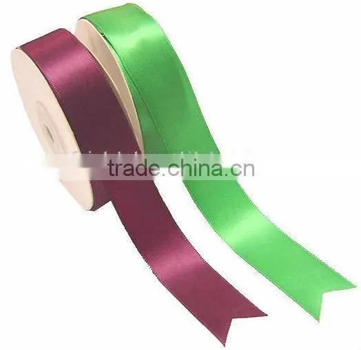 100%polyester satin slitted edge ribbon