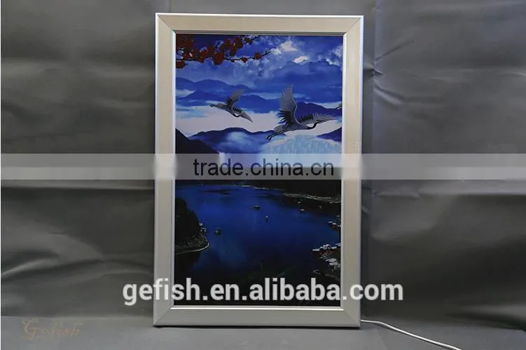 Large aluminum led display frame aluminum and glass led display box