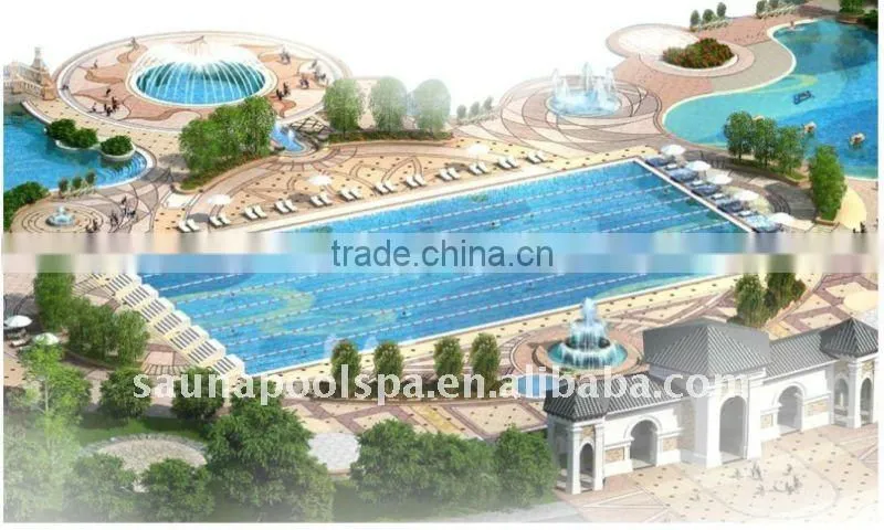 15cm diameter swimming pool racing lane
