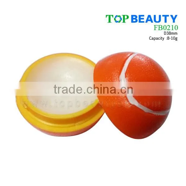 FB0210-2 Fashion Cute Tennis Lip Balm Ball Container