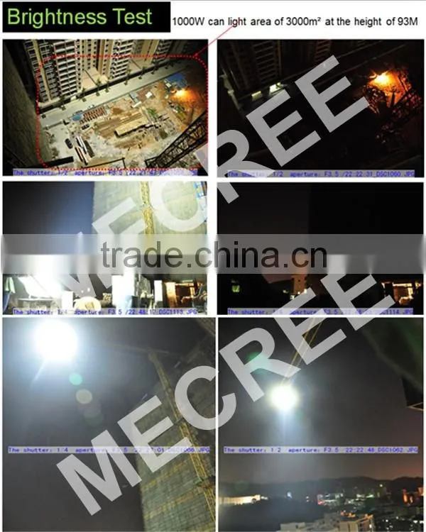 2016 latest popular MECREE high power 720 watt led sport field light for ski field flood light
