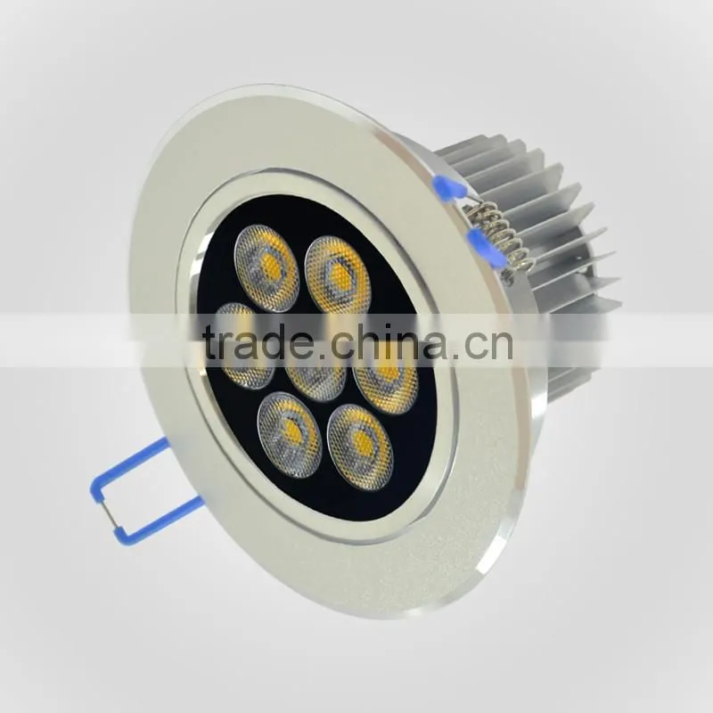 Round shape aluminun 18w led ceiling light with optical lens