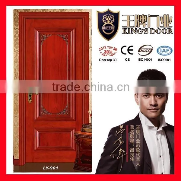 Veneer doors with High-grade glass