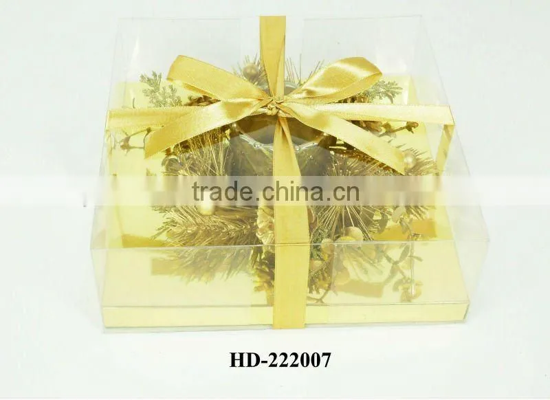 decorative candle rings with tealight candle gift set
