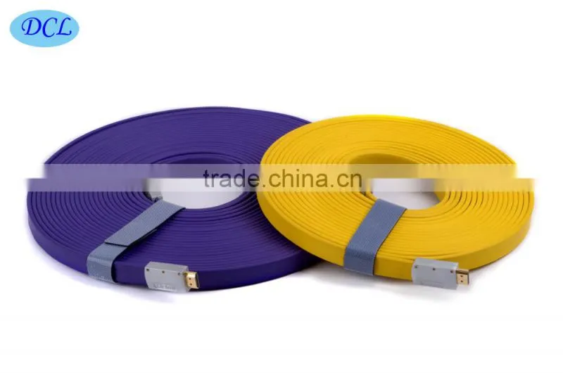 Special highest level HDMI flat cable with metal shell