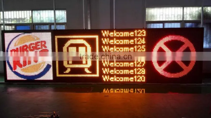 Portable Road Safety Traffic Variable Warning Sign with Speed Limit and Guide sign