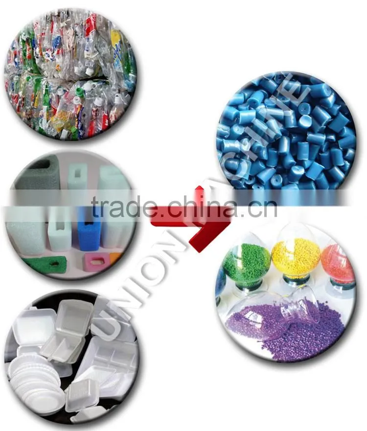Fully Automatic Waste EPE Plastic Scrap Recycling Machine Pelletizer Granules Extrusion Line