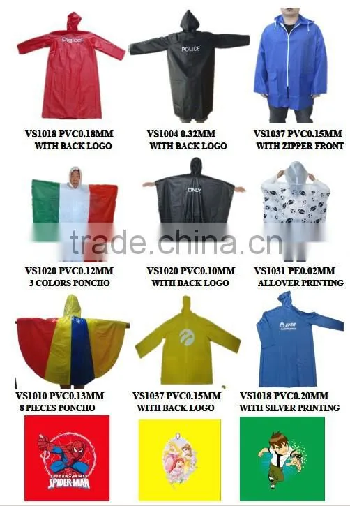 pvc outdoor rain wear suit