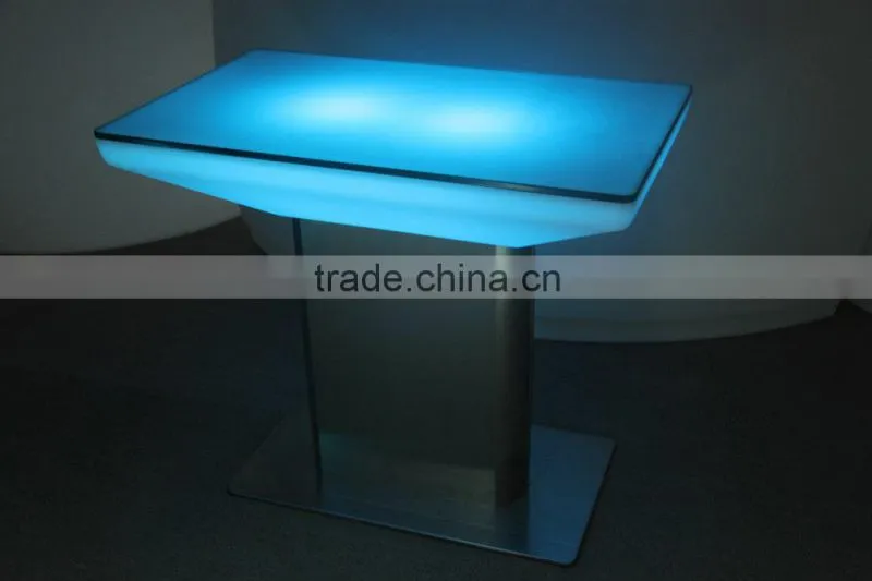 led glass top stone base dining table