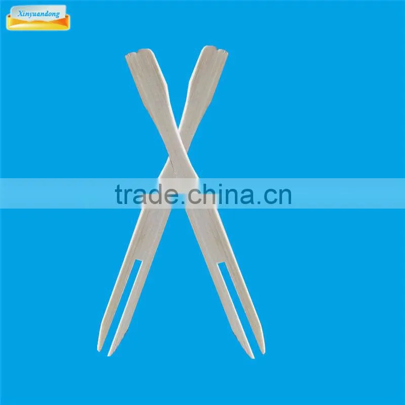 Bamboo fruit food forks for Child