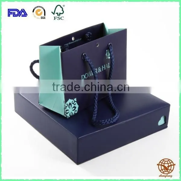 Factory supply Custom Printed Jewelry box , luxury cardboard Jewelry Box