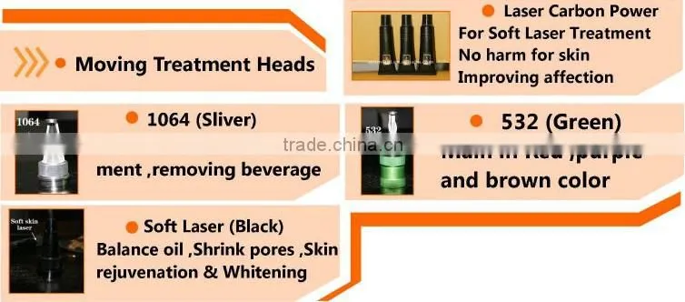 High cost-perormance easy work long time continues CE approved Q Switched Nd yag laser professional tattoo removal machines