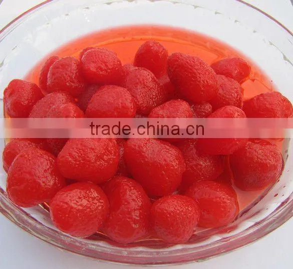 New crop Sweet Canned strawberry in Light Syrup, Canned strawberries fruit, Canned fruits