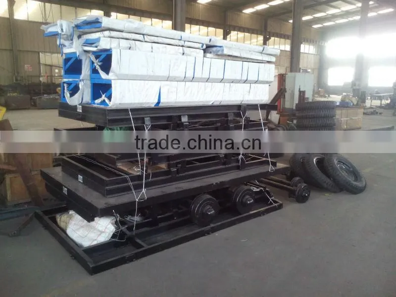 7C series of farm trailer-four wheels about hydraulic trailer jack