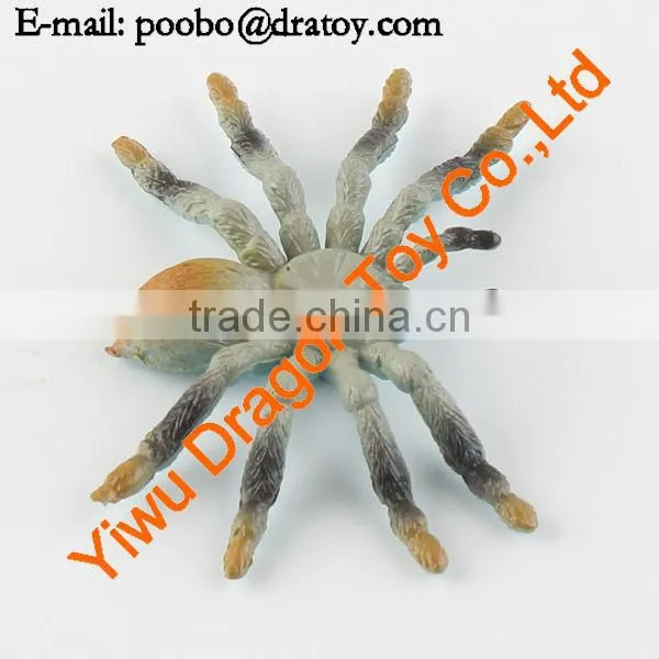 Plastic colorful spider animal figurine