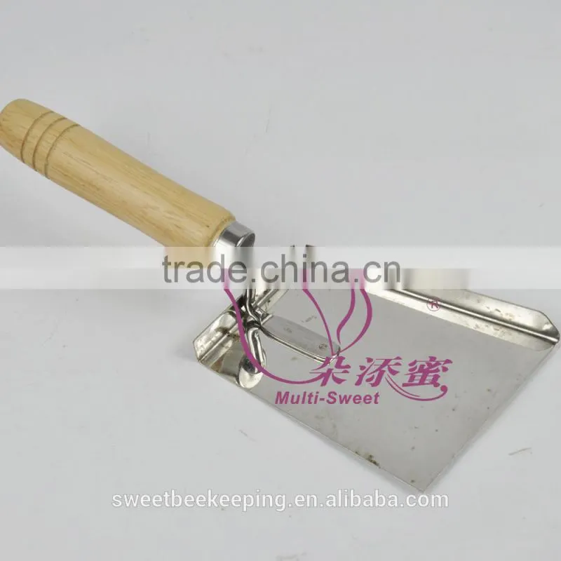 hot sale beehive tools galvanized pollen shovel with plastic handle