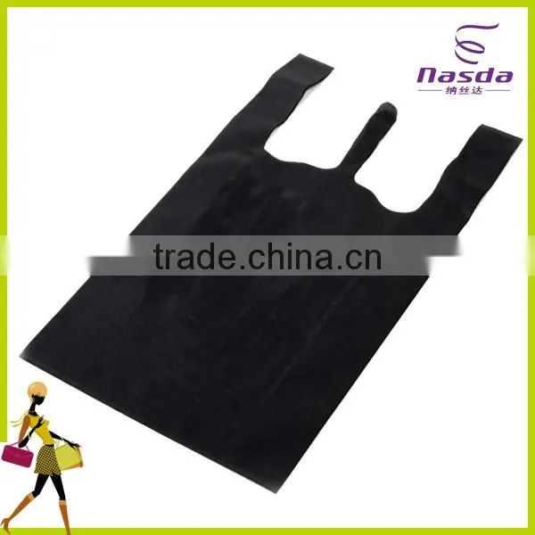 promotional black shopping bag
