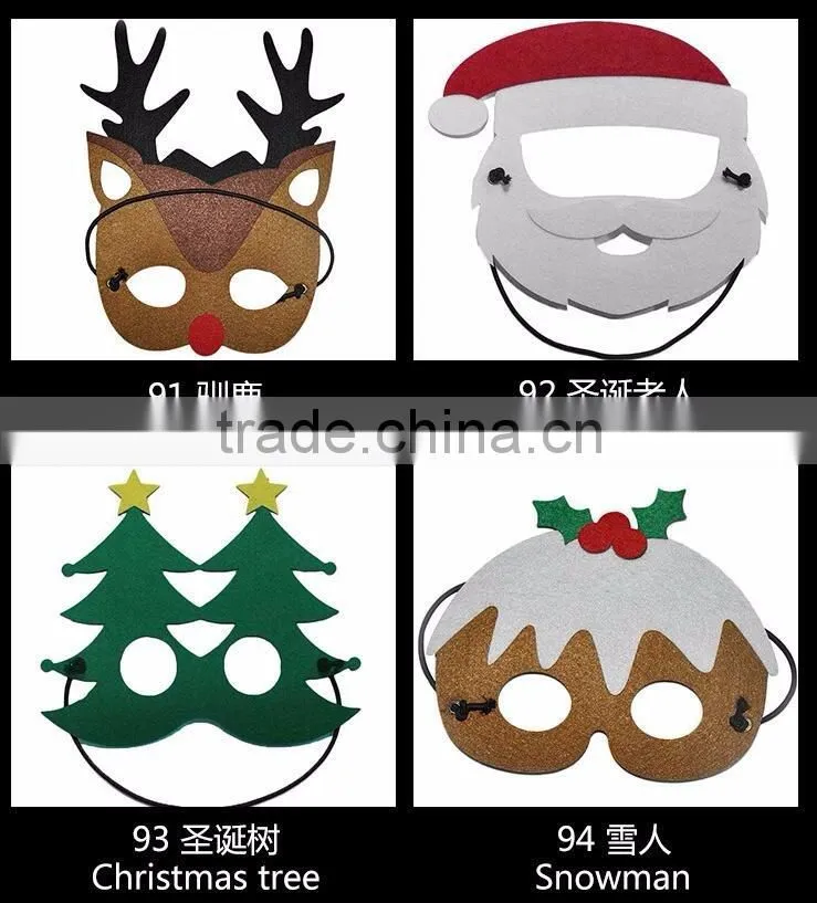 Wholesale Masquerade Black Party Eye Superhero Kids Cheap Felt Mask