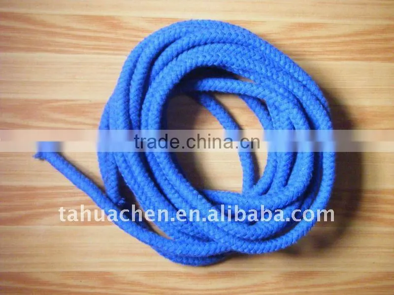natural flat colored cotton rope