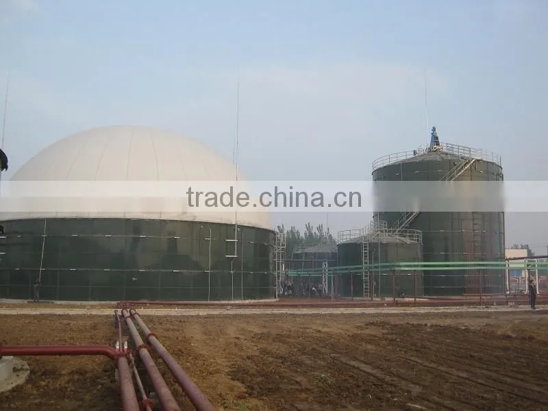 Enamel Coated Tanks as Anaerobic Digestion of Agricultural Byproducts and Energy Crops