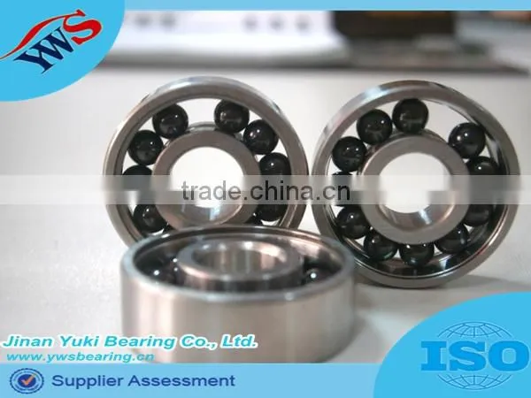 608 chrome ring si3n4 ball white nylon cage hybrid ceramic bearing