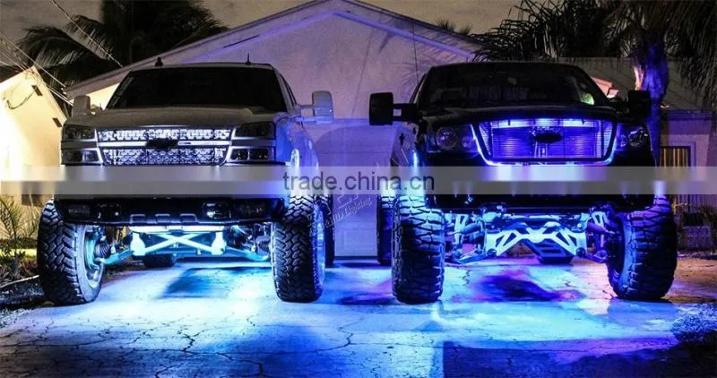 4/6/8/12 POD Rock LED Off Road Jeep ATV golf cart Truck Vehicle Rock Crawler Light RGB rock light