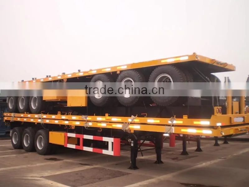 Best selling 40ft heavy flatbed semi trailer made in China