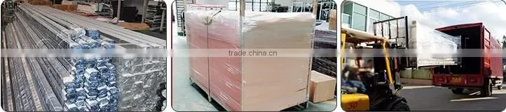 Custom height and colors and Easy installation Pedestrian fences and barriers