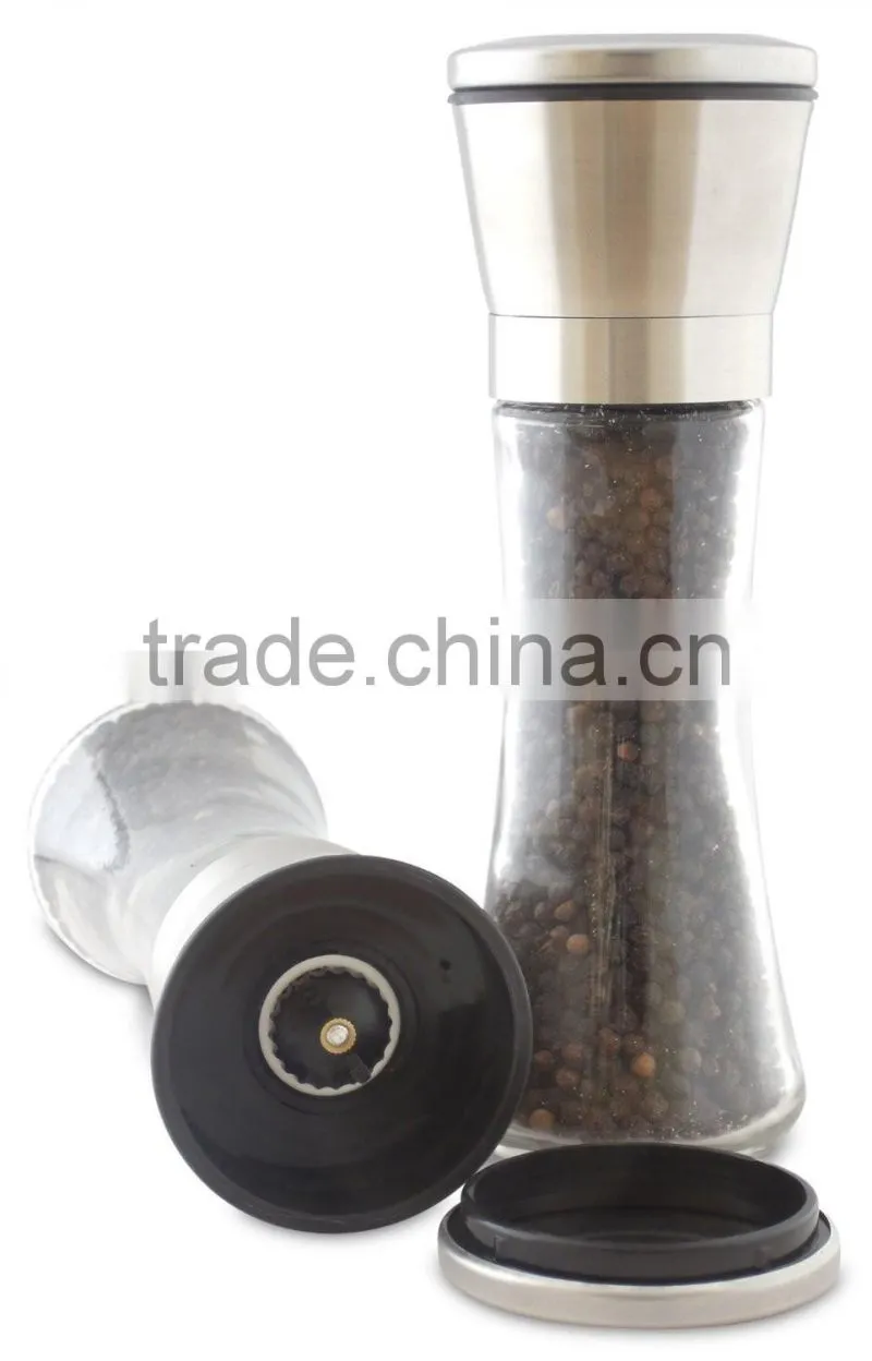 Stainless Steel Salt and Pepper Mills grinder shakers
