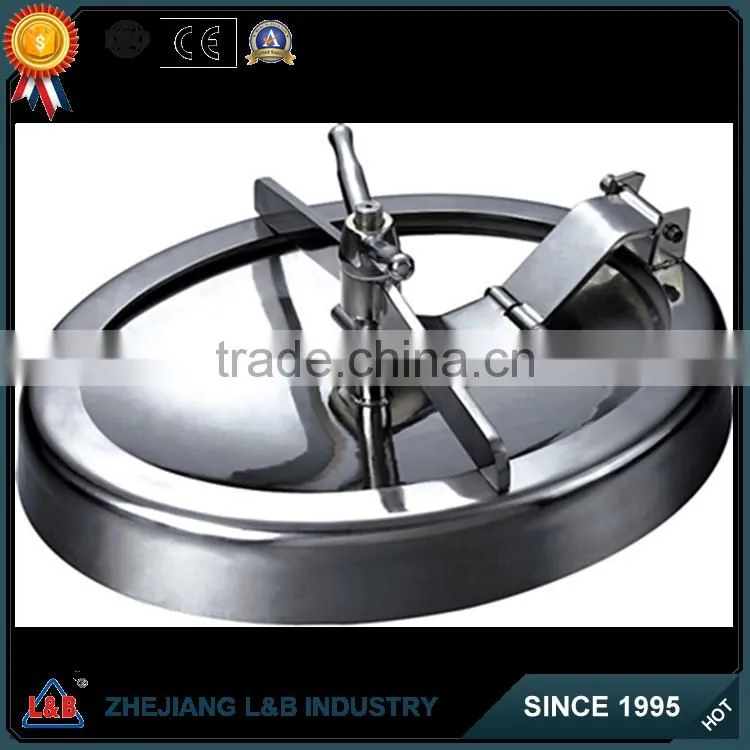 stainless steel tank parts elliptic type YAW Manhole Covers with pressure