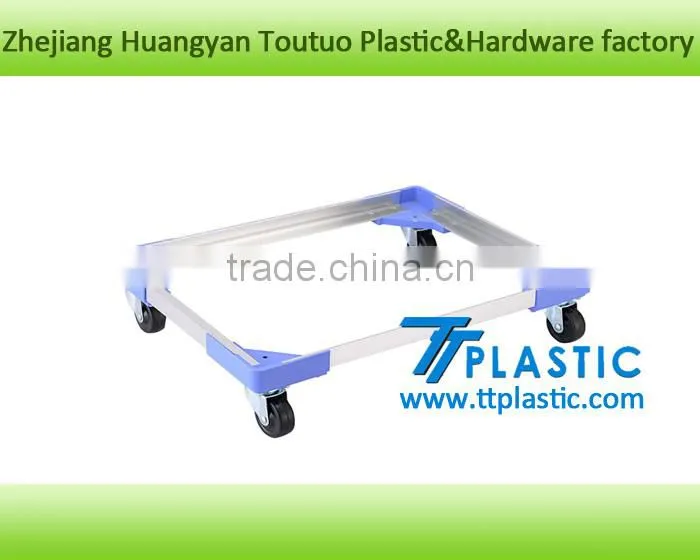 customized plastic crate movement trolley