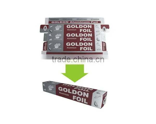 Household Aluminum Foil Rolls Packing Box Folding Machines High Speed Productive Austrian Designed Machine for Package Forming