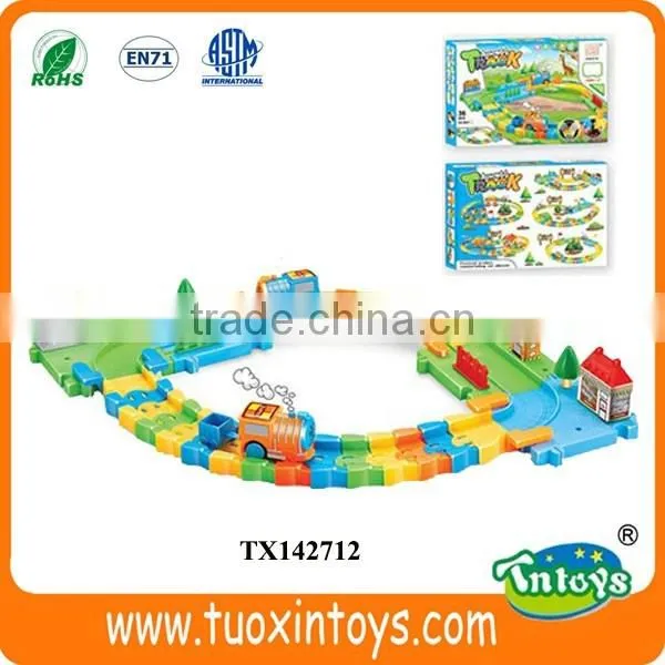 plastic road set toy cars, model train track, slot car racing sets