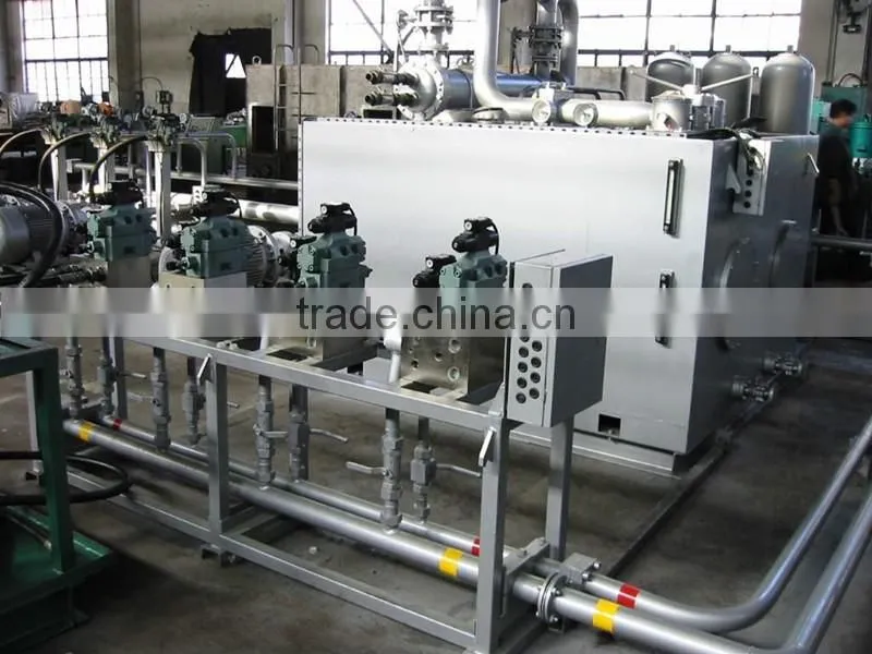 Vulcanizing machine hydraulic system