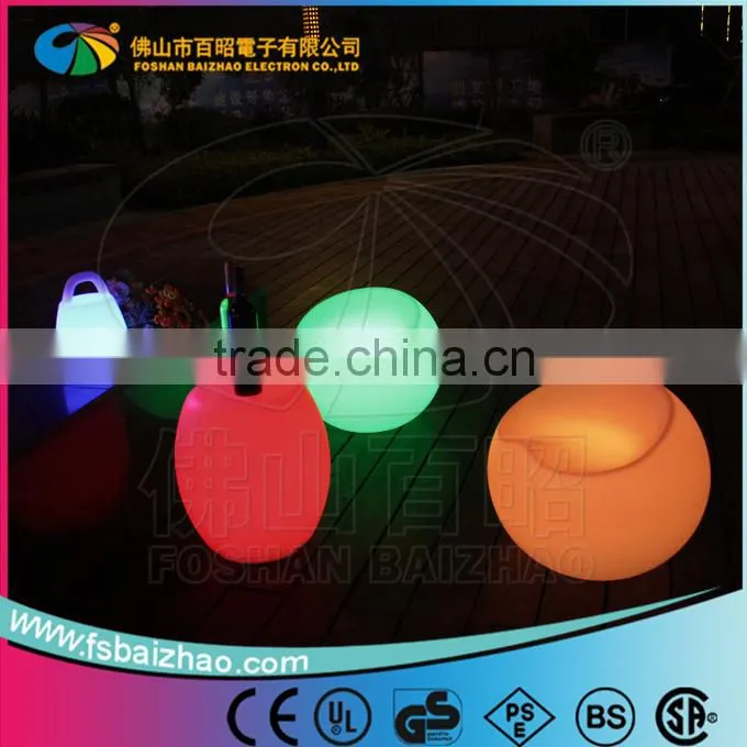glowing led coffee chair