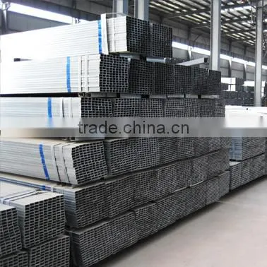 GB/T6728 20/20/0.9mm pre galvanized square steel pipe